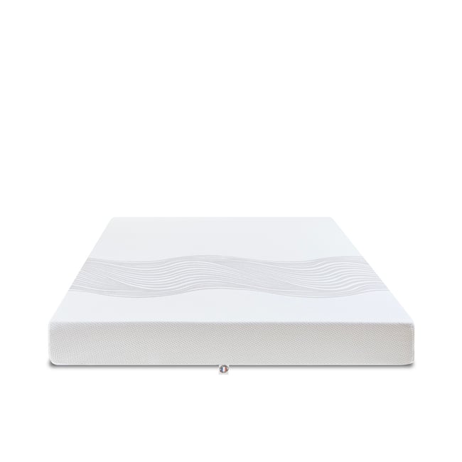 Matelas Mousse Sensitive 140x200 cm Accueil Mémoire de forme Couleur blanc <span itemprop=