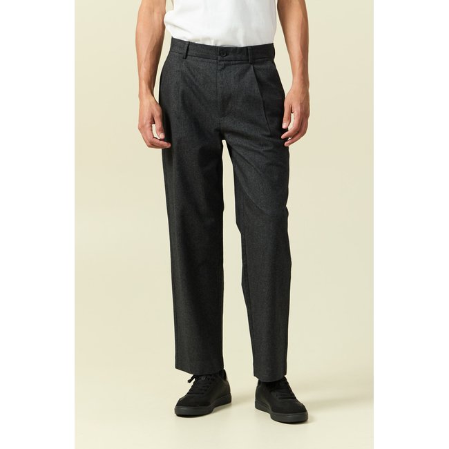 Pantalon chino large longueur 32 gris foncé <span itemprop=
