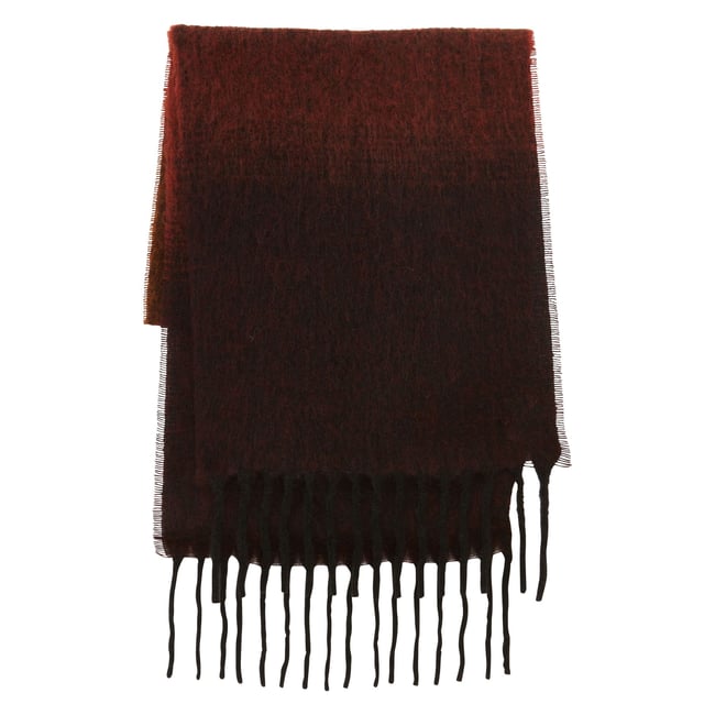 Écharpe Cléo en maille à franges - INES DE LA FRESSANGE PARIS