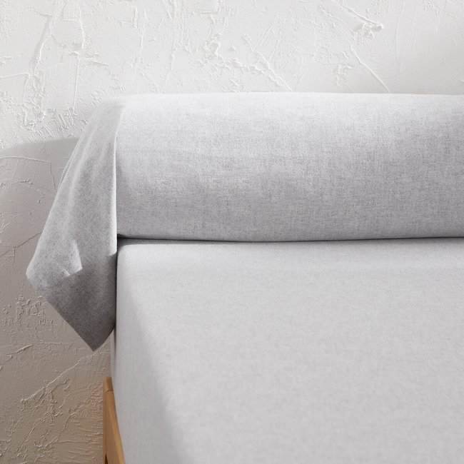 Clara 100% Cotton Flannel Bolster Case - LA REDOUTE INTERIEURS