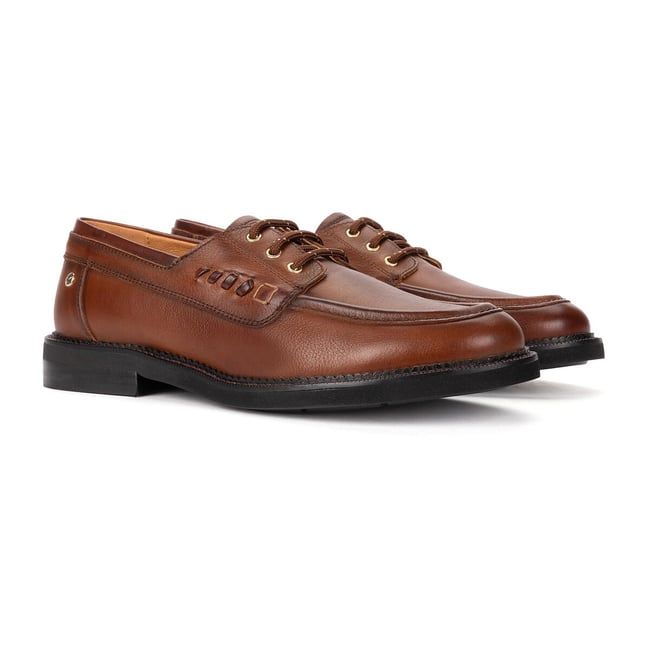 Segelschuhe aus Leder, DEVA leder <span itemprop=
