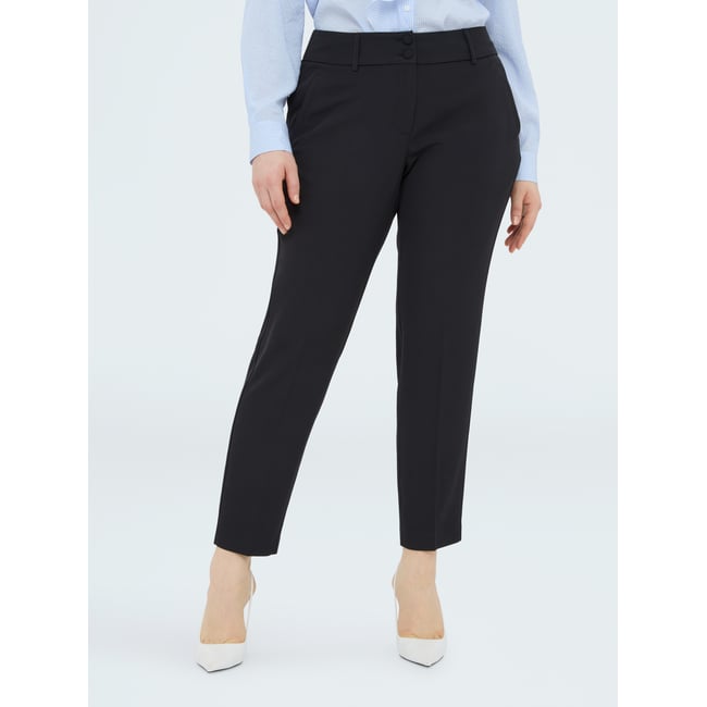 Pantalon New York stretch noir <span itemprop=
