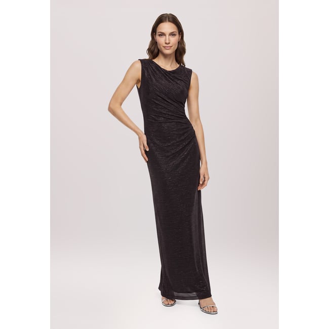 Robe de soirée au look scintillant dark red/black <span itemprop=