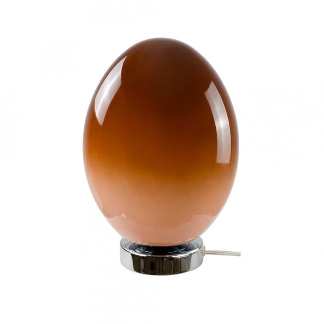 Lampe à poser en verre & métal, ELARIS - C-CREATION