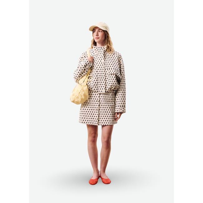 Veste NEREE beige crème <span itemprop=