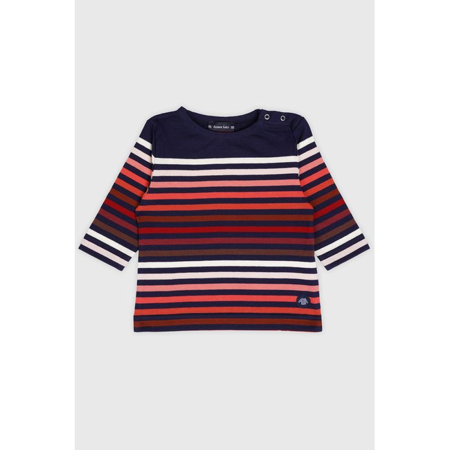 Marinière 10 couleurs en coton léger BABY multicol cap sizun seal <span itemprop=