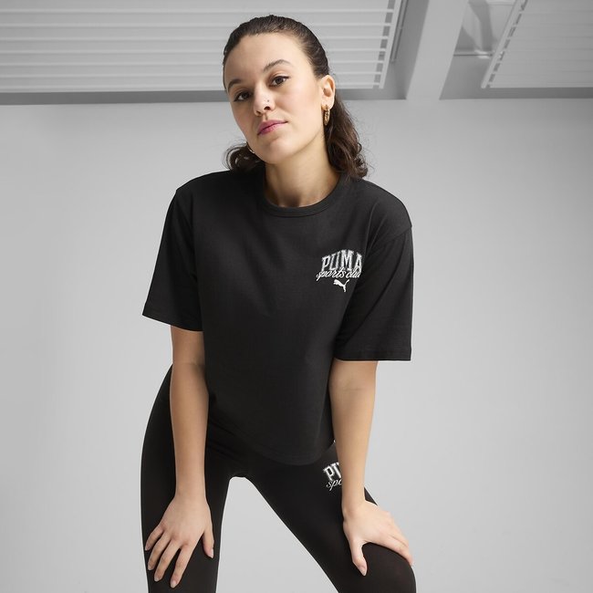 Camiseta de manga corta PUMA CLASS negro <span itemprop=