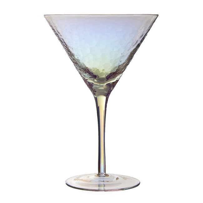 Set of 2 Hammered Cocktail Glasses, pink, SO'HOME