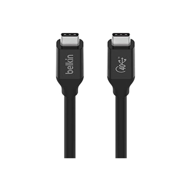 Adaptateur USB C USB 4 C 0.80M noir <span itemprop=