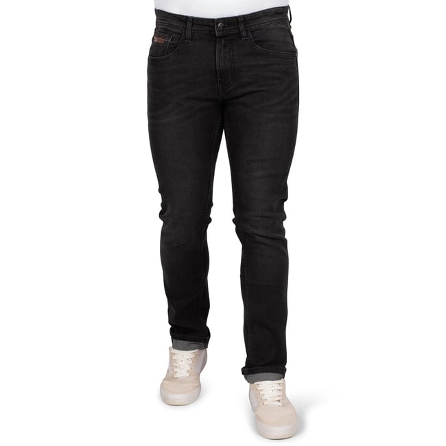 Jeans slim forest noir used <span itemprop=