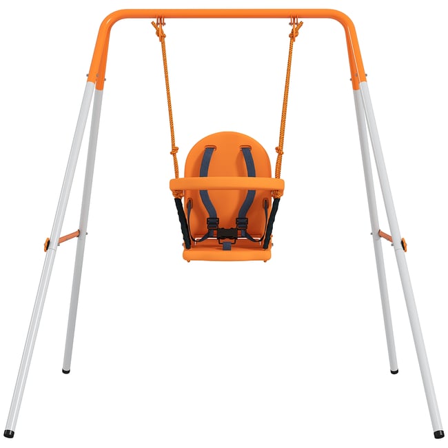 Balançoire pour enfants Acier Orange orange <span itemprop=