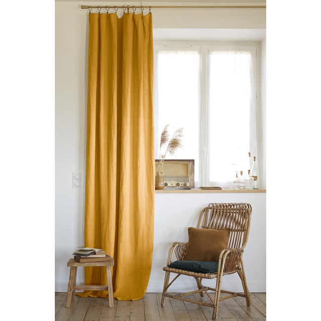 Rideau lin lave Collection Soline - EDEN