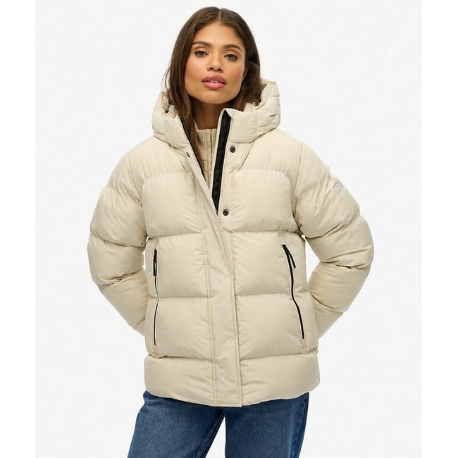 Doudoune Légère à Capuche Femme - Veste Matelassée Courte Pliable - Blouson D'Hiver Et Mi-Saison