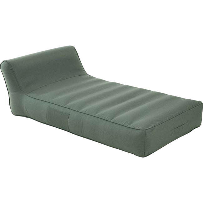 Matelas de détente pour bain de soleil vert <span itemprop=