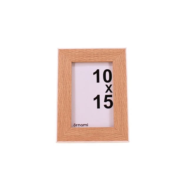 Cadre photo en relief 10x15cm Couleur marron <span itemprop=