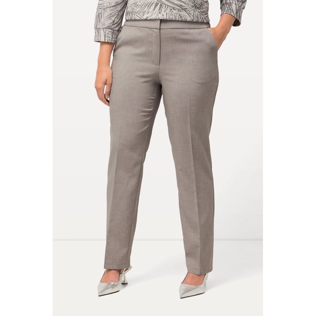 Pantalon Sophie chiné gris clair chiné <span itemprop=
