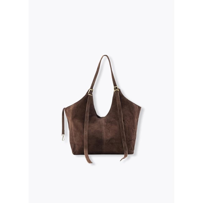 Grand sac en cuir suédé - PROMOD