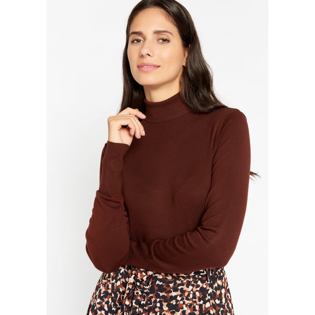 Pull basique à col roulé - LOLALIZA