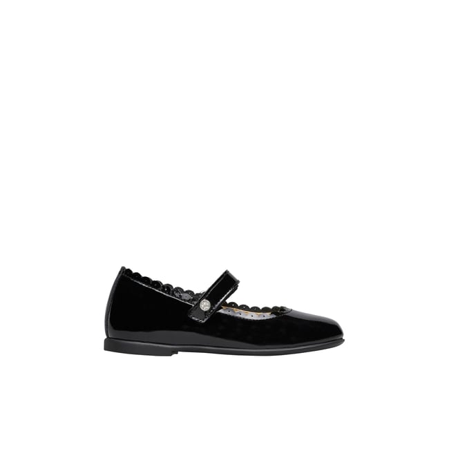 Ballerines en cuir verni JELKI 2 noir- <span itemprop=