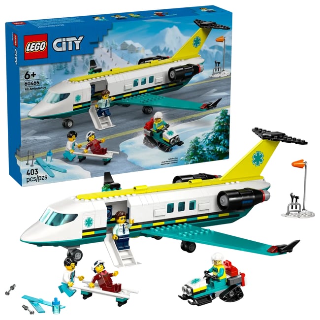City L'ambulance de secours aérienne multicolore <span itemprop=