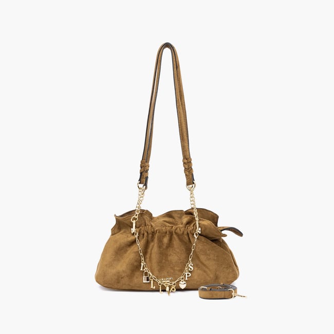 Sac porté épaule  Teana S camel,doré <span itemprop=