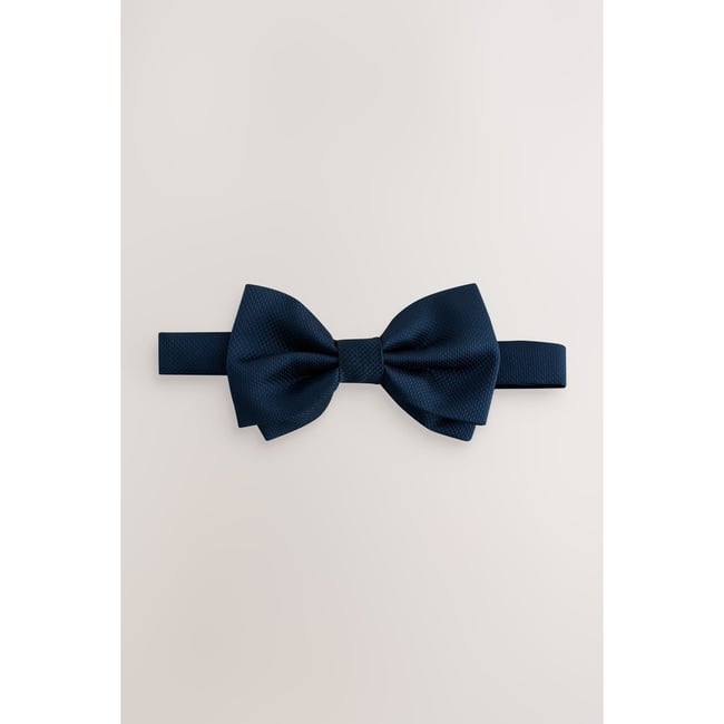 Nœud papillon bleu marine <span itemprop=