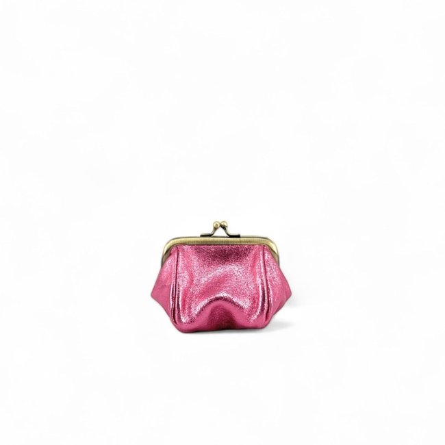 Pochette porte-monnaie en cuir irisé REINETTE - OH MY BAG