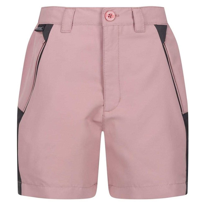 Short bicolore motif/style blocs de couleurs SORCER rose pastel / anthracite <span itemprop=