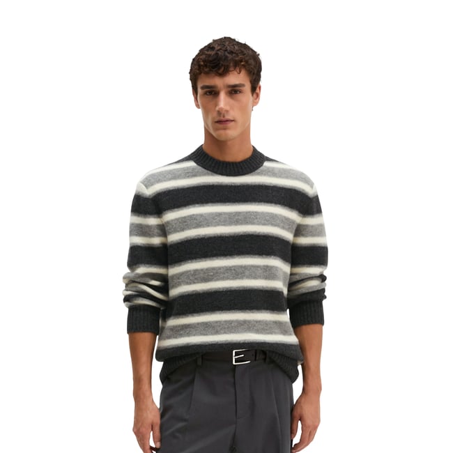 Pull coupe classique en mélange de laine vierge douce - MARC O'POLO