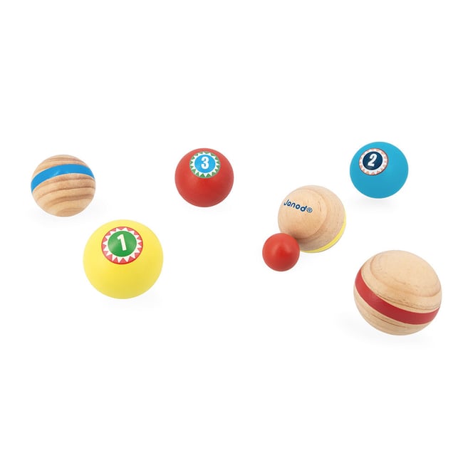 Jeu De Pétanque En Bois, Jeu De Plein Air multicolore <span itemprop=