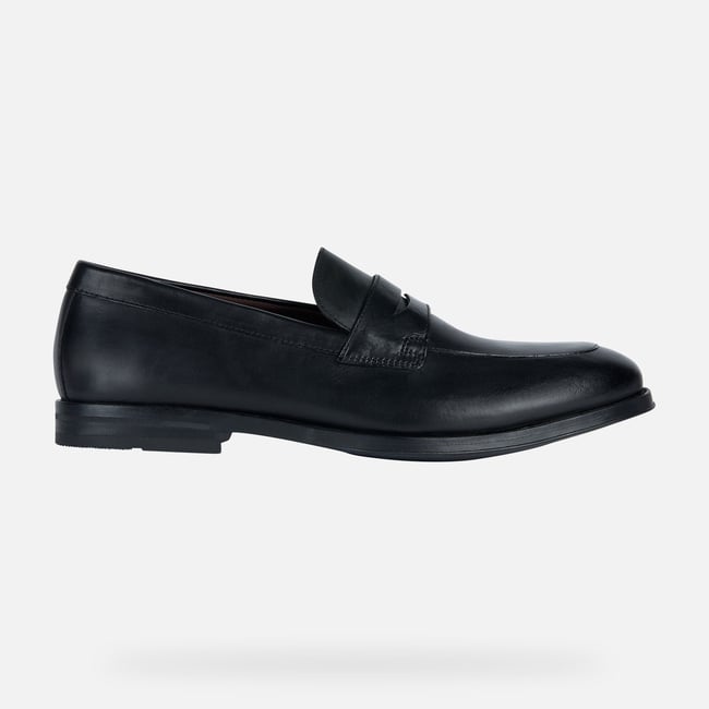 Moccasins  U DECIO noir <span itemprop=