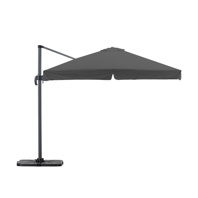 Set parasol deporté, carré, MILAN - DEFORA HOME