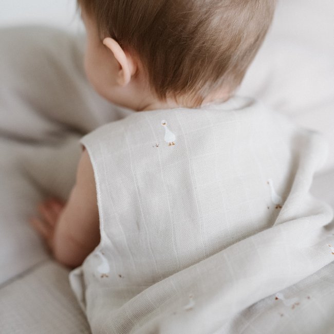 Gigoteuse été gaze coton bio NILS sable <span itemprop=