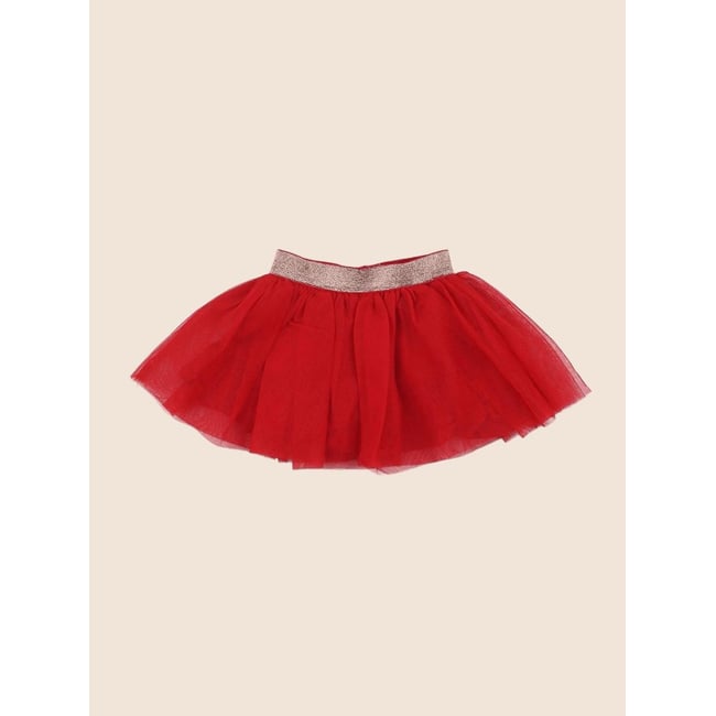 Jupe - Très bon état rouge, or <span itemprop=