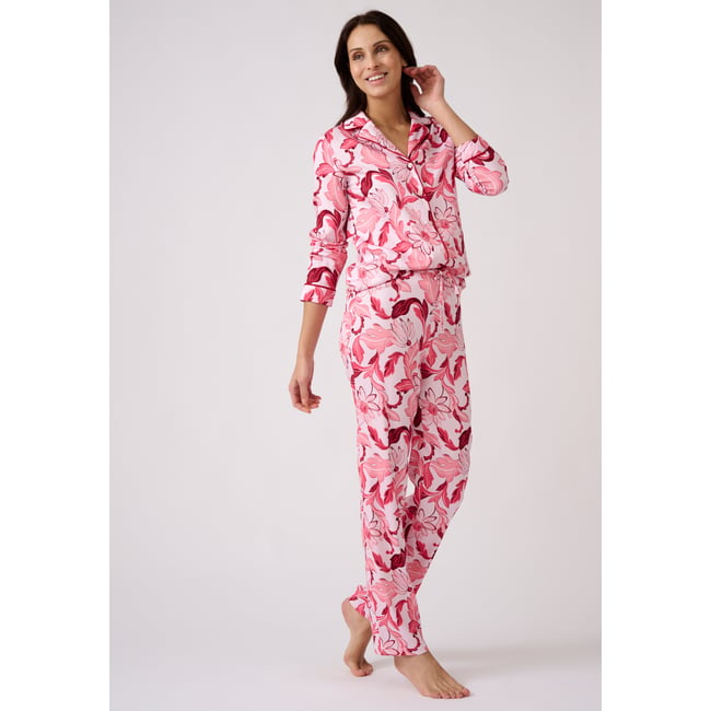 Pyjama boutonné tissu satiné - DAMART
