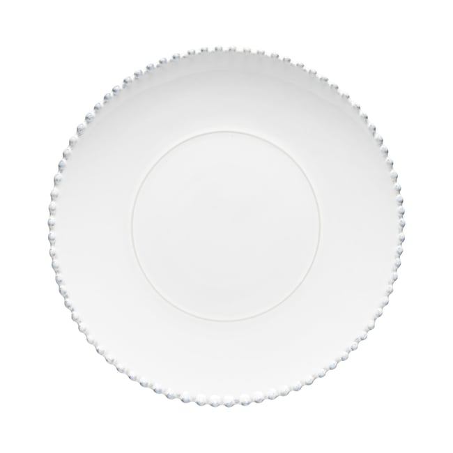 Assiette de Présentation/Plat Pearl Couleur blanc <span itemprop=