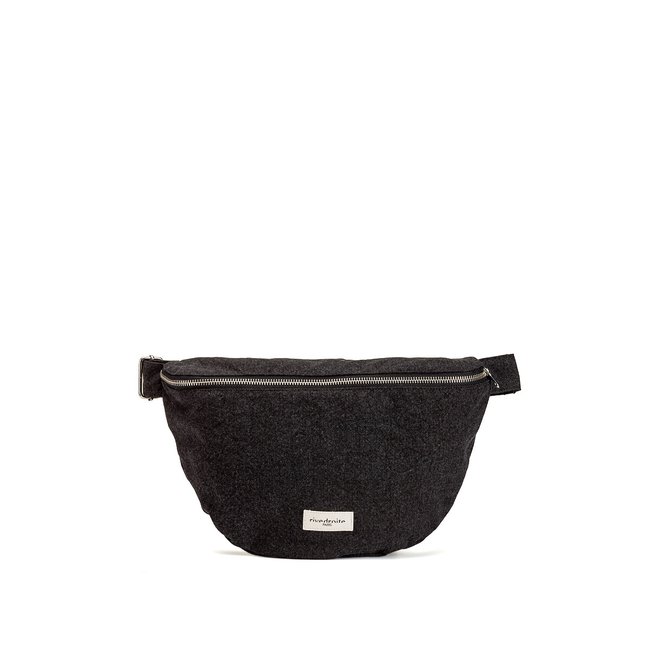 Custine XL Bum Bag with Zip Fastening, black, RIVE DROITE PARIS