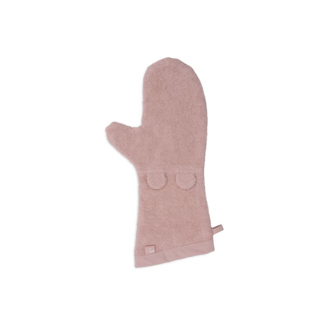 Gant de toilette éponge bébé rose <span itemprop=