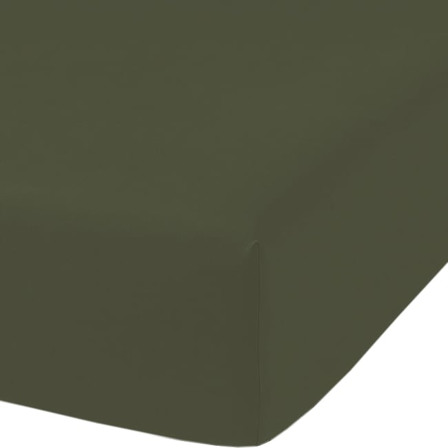 Drap housse 100% percale de coton 80 fils/cm2-bonnet 30cm-uni - C DESIGN HOME TEXTILE