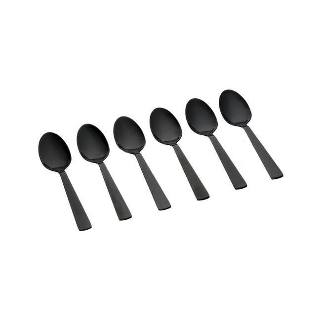 Lot de 6 petites cuillères en inox, NUDE - BJORN