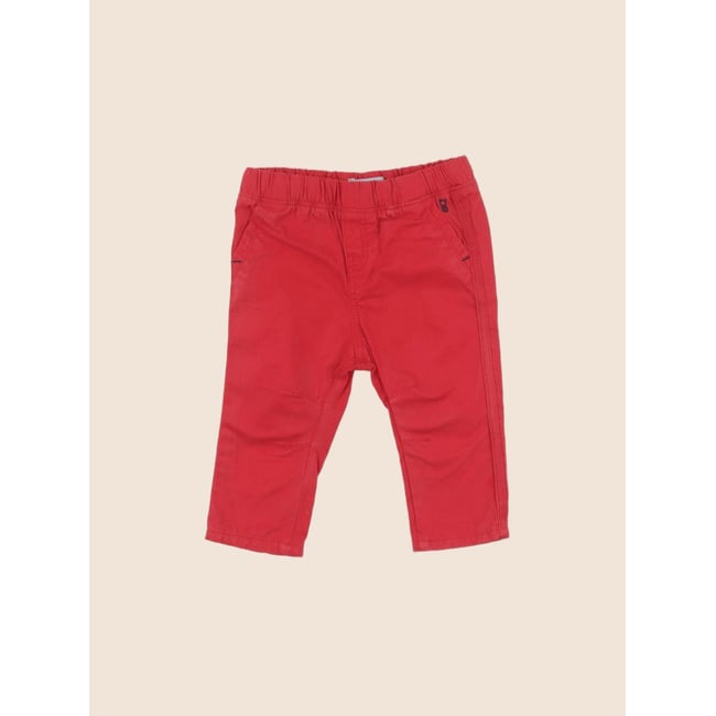Pantalon - Etat satisfaisant rouge <span itemprop=