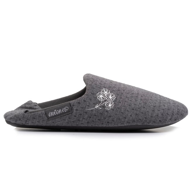 Chaussons extra-light semelle antidérapante gris <span itemprop=