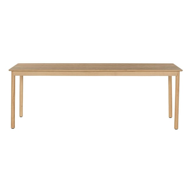 Table à manger moderne 8/10 places en chêne LOREN - PIER IMPORT