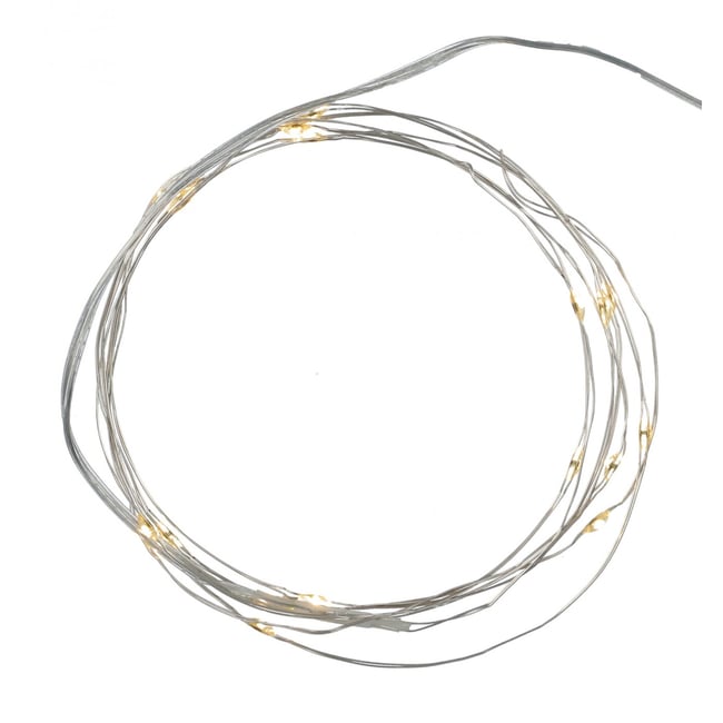 Guirlande LED Knirke 190cm à Piles Couleur v019844 <span itemprop=