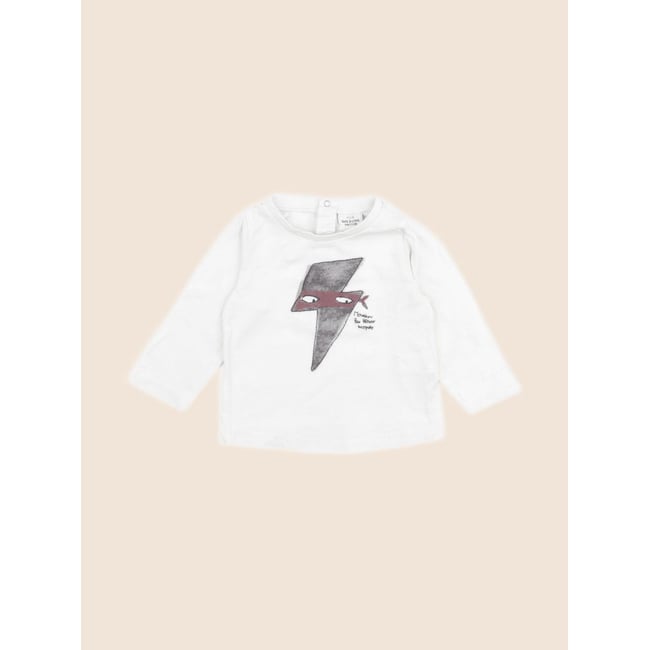 Tee-shirt - Bon état beige <span itemprop=