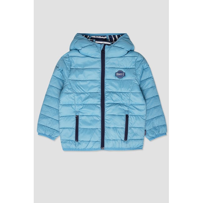 Doudoune manches longues en Brest 2024 bleu dauphin/md/blanc <span itemprop=