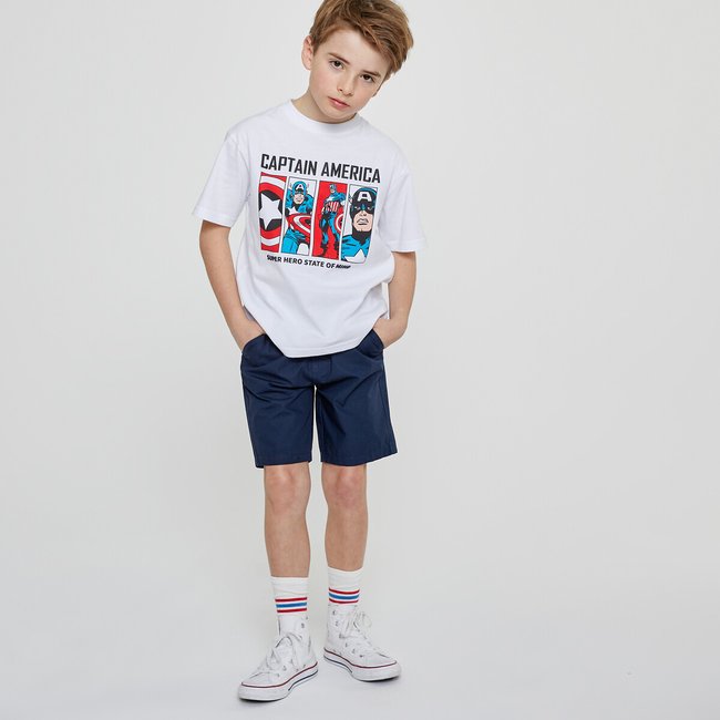 T-shirt Marvel taglio oversize bianco MARVEL