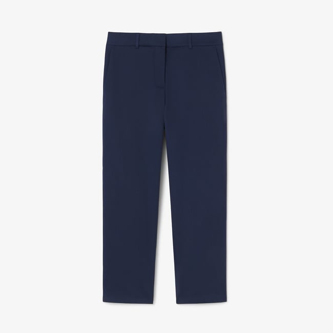 Chino gabardine coton straight fit  bleu-166 <span itemprop=