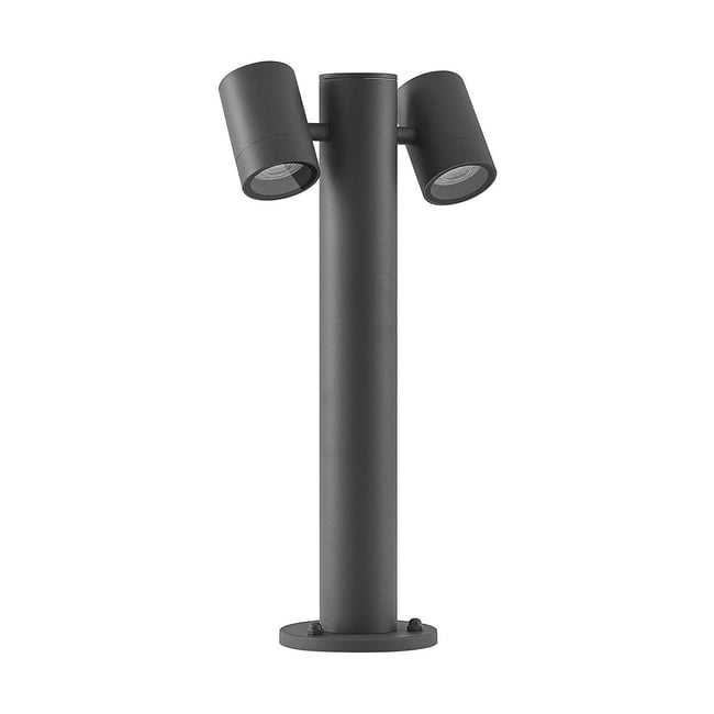 Luminaire extérieur en aluminium moderne Couleur gris foncé <span itemprop=