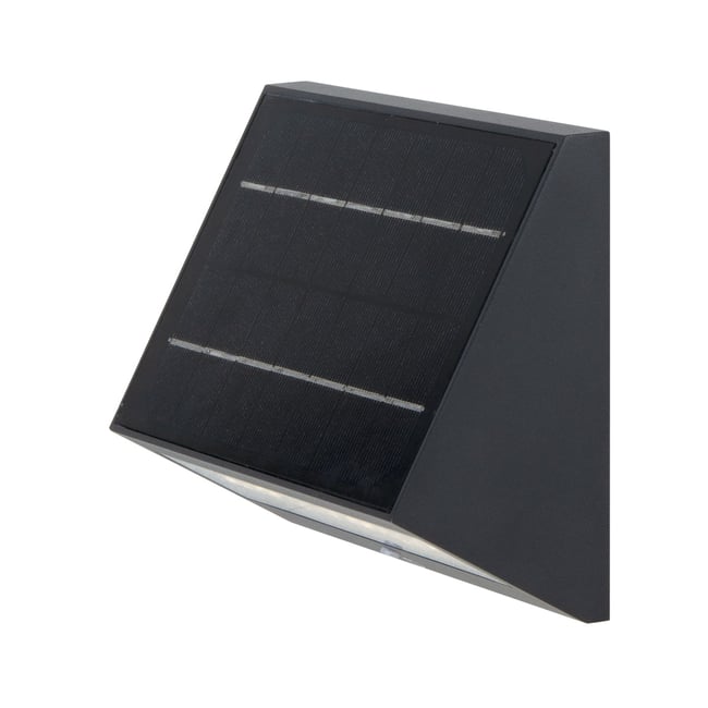 Applique murale solaire ECOSTEP Couleur noir <span itemprop=
